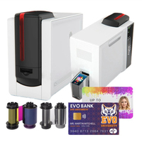Imprimante de cartes Evolis Agilia Retransfer HD recto-verso pour cartes PVC CR80, cartes à puce, cartes d'identité d'employé, badges de sécurité gouvernementaux, IC NFC