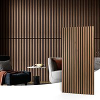 Échantillon de panneau acoustique en bois Akupanel, panneaux acoustiques en bois pour la décoration de bureau, panneau insonorisant pour murs et plafonds en MDF