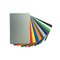 Panneaux ACP couleur unie 3mm 4mm, bardage en aluminium, panneaux composites en aluminium revêtus PE/PVDF, solutions de bardage intérieur et extérieur