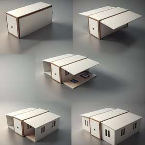 20-Fuß Mobiles Faltbares Container-Anhängerhaus auf Rädern für Malerische Rückzugsorte oder Glamping-Pods Energieeffiziente Fertighäuser - Product Image 4