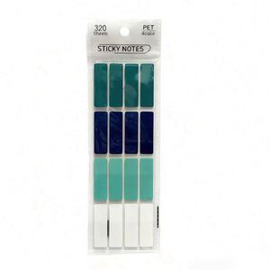 Marcadores de Índice Multiforma en Degradado Azul-Verde, Notas Adhesivas Autoadhesivas, Marcadores de Página, Material de Oficina, Clasificación de Documentos - Product Image 2