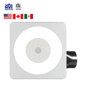 ETL Sertifikalı Bluetooth Hoparlörlü 12 İnç Tuvalet ve Sigara Odası Havalandırma Fanı (OEM Desteğiyle) - Product Image 1