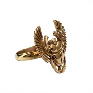 Wholesale Indian Fashion 2 Star Finger <b>Ring</b> Adjustable Bras Gold & <b>Silver</b> Color Star <b>Ring</b> - Product Image 2