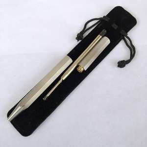 High-End Anti-Rolling Hexagonal Twist <b>Pen</b> Electroplated Stainless Steel Ballpoint <b>Pen</b> - Product Image 2