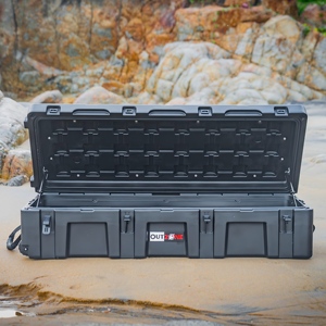 V7 Cargo Cases Outdoor Off-road <strong>Roof</strong> Rolling Plastic Camping <strong>Storage</strong> <strong>Box</strong> 122L Explosion-proof ODM Customization Available - Product Image 4