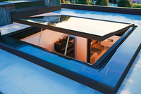 Fenêtres de toit modernes pour toits plats inclinés, Fenêtres de toit, Skylights, Fenêtres de toit carrées 60x60, Skylights triangulaires en dôme