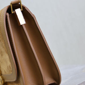 Bolso de hombro de diseñador de moda, duradero, de cuero vacuno y gamuza, bolsos de mano para mujer, bolsos de lujo para mujer, bolso cruzado. - Product Image 3