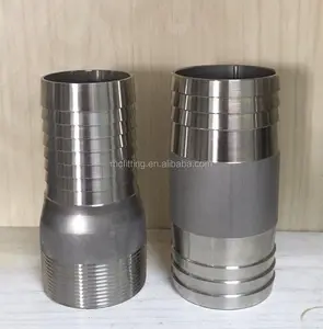 Manufacturer Stainless Steel Male Hose Barb And Welding Nipple Adapter Pipe Fittings