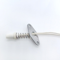 600 ° Sensor Suhu Platinum Tahan Suhu Tinggi PT100/PT1000 dengan Paket Keramik