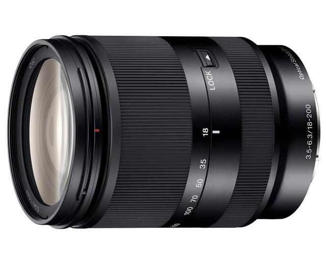 Professional E Mount 18-200mm F3.5-F6.3 Tele-Zoom OSS Zoom Lens with 62mm Filter for Digital Cameras