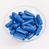 Taille 000 00 0 1 Amidon HPMC Veg Vegan Capsule Shells Blue Hard Pure Vegetable Capsules