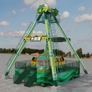 Manège Extrême de Fête Foraine : Attraction Rotative Top Spin pour Parc d'Attractions, Thème Voyage Spatial, en Métal et Acier - Product Image 4