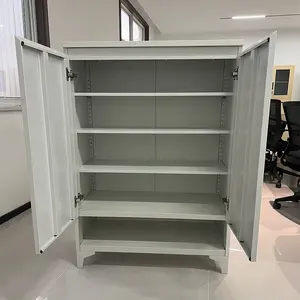 Nieuw Ontwerp Multifunctionele Kast Home Office Gym Verstelbare Planken Locker Stalen Bestand Opslag Metalen Schoenenkast Met Deur