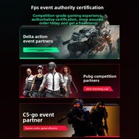 Casque de jeu Esports sans fil supra-auriculaire 2.4G quatre modes pour jeux FPS, localisation précise des ennemis, PUBG, compatible mobile et PC