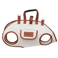 Sac de transport pour chat et chien en tissu Oxford, portable, respirant, léger, avec laisse, à porter à la main ou en bandoulière, équipement de voyage pour animaux de compagnie