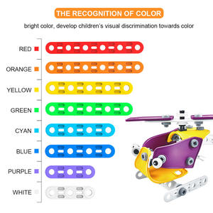Juego de Juguetes Educativos de Construcción de Plástico para Niños, para Aprender STEM y Desarrollar la Creatividad - Product Image 2