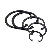Black Carbon Steel ANSI B 27.7 Circlips for Bores Normal Type and Heavy Type Retaining Ring