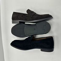 Mocassins pour hommes en PU et cachemire de haute qualité, style décontracté, chaussures plates de marque populaire, idéales pour la marche