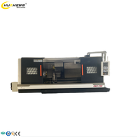Tour-fraiseuse CNC à banc incliné CKX750-3000 pour usinage de tubes filetés
