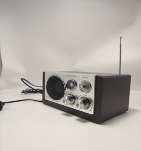 <span class=keywords><strong>Radio</strong></span> vintage, haut-parleur en bois, haut-parleur d'<span class=keywords><strong>ordinateur</strong></span> de bureau, haut-parleur de paiement à domicile - Product Image 6