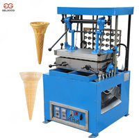 Machine à fabriquer des cornets de glace à faible coût avec 32 moules | Fabricant de machines à faire des cornets de gaufrettes en Chine