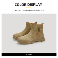 Chaussures de sécurité pour soudeurs, direct usine, avec embout en acier, protection anti-perforation en Kevlar, résistantes à la chaleur et anti-étincelles