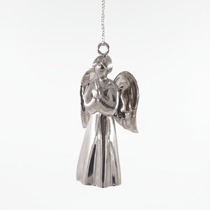 Ángel colgante de Metal festivo, adornos de Navidad, decoraciones para árboles, figuritas de vacaciones, regalos de fiesta en casa de lujo hechos a mano - Product Image 1