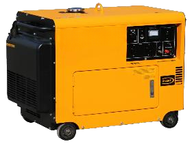 Grupos Electrógenos de 10 Kw 10 kva de Marco Abierto, Construcción Insonorizada, Respaldo de Energía, Voltaje 230v/240v - Product Image 4