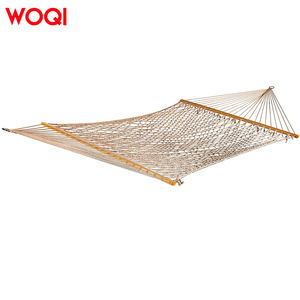 WOQI durevole maglia di cotone bohémien amaca portatile altalena con appeso caratteristica per il campeggio in giardino e gite escursionistiche - Product Image 4