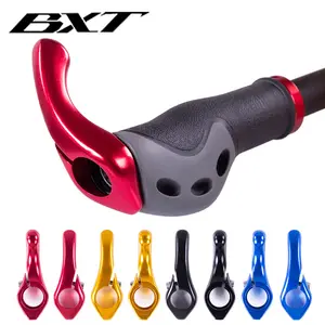 MTB Sepeda Yang Nyaman Stang Genggaman Aluminium Karet Sepeda Sepeda Grip LOCK-ON Ergonomis Ujung Bar Stang Sepeda Parts Grip