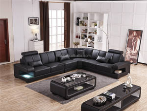 Barato forma led Luz de sofá de cuero con caja de almacenamiento en línea de china 908 - Product Image 4