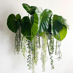 نباتات اصطناعية أوراق الشجر الاصطناعية ديكور الحديقة بو ورقة الفيلودندرون زخرفة المنزل الزهور العملاقة النباتات الاصطناعية - Product Image 5