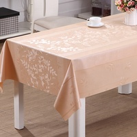 Nappe en PVC tissée à motifs floraux de la série RNPT nacrée, résistante à la chaleur, imperméable, anti-taches, luxe moderne, certifiée SGS