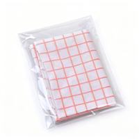 Sacs en plastique biodégradable OPP transparents et épais, avec fermeture autocollante, impression en gravure, impression sérigraphique, option de logo personnalisé