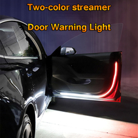 Feux Avertisseurs de Porte de Voiture à LED 120cm, Lampe de Sécurité Anti-Collision Stroboscopique Clignotante, Lumière d'Ambiance Décorative en Bande, 12V