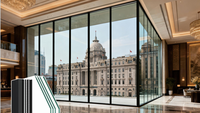 Nuevas Ventanas Corredizas Abatibles de Estilo Europeo Hechas a Medida, Eficientes Energéticamente, con Vidrio de Doble Panel Low-E y Rotura de Puente Térmico de Acero