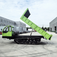 Vente en gros de camion à benne basculante sur chenilles 8T 10T 15T chargeur frontal pour le transport en terrain complexe avec boîte de vitesses moteur essentiel