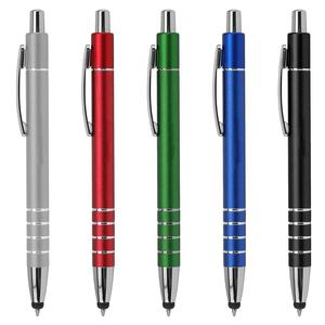 Pulpen Promosi Desain Stylish Aluminium Dengan Bodi Metalik Granular Pen SP002 Hadiah Promosi Stylus Euro Metal Ball Pen - Product Image 4