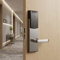 Wasserdichtes Edelstahl 13,56MHz RFID Smart Hotel-Türschloss Schlüsselloses IC-Karten Elektronisches Smart-Schloss