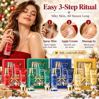 Coffret Cadeau de Noël Hydratant et Parfumé pour le Corps (Lotion Corporelle, Brume Corporelle) – Fabricant OEM/ODM de Soins Corporels à Marque Blanche