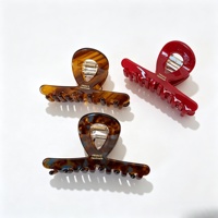 Ume OEM Pinces à cheveux en acétate minimalistes de qualité supérieure, à découpe circulaire, type pince française, accessoires capillaires modernistes, fournisseur