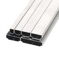 Barra espaciadora de aluminio E-Efficient de alta calidad, accesorio moderno para ventana de puerta, fabricado en aleación de aluminio de alta calidad para huecos