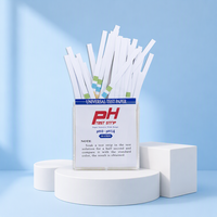 Tiras Reactivas de pH de Lectura Rápida 0-14, Kit de Papel de pH Universal para Pruebas de Agua, Orina y Saliva con Estuche de Plástico