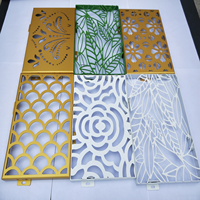 Panneau décoratif en aluminium découpé au laser CNC sur mesure, revêtement en aluminium perforé pour la décoration de façade extérieure de bâtiment