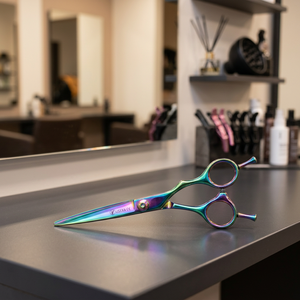Premium Professional Barber Haircut Scissors PB-1027 Japanese Stainless Steel Mirror Polish Sharp Right-<b>Handed</b> Salon Use - Product Image 2