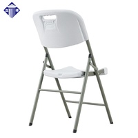 Chaise pliante légère et moderne en plastique, empilable, pour chambre, parc, école