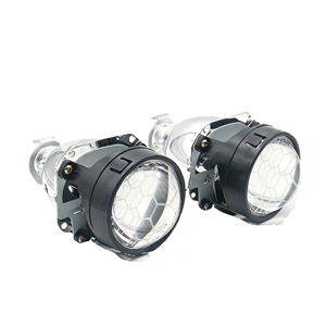 Phares de Projecteur Bi-xénon HID <span class=keywords><strong>Mini</strong></span> Voiture Chaud DEAO, Lentille en Nid d'Abeille pour Rétrofit Bleu Universel 2.5 Pouces Kit H1 - Product Image 6