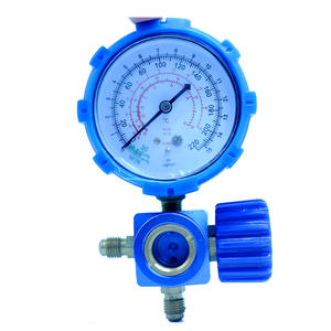 R134A मैनिफोल्ड गेज सेट, <span class=keywords><strong>AC</strong></span> रिचार्ज किट मैनिफोल्ड डायग्नोस्टिक गेज फ़िट R134A, R22, R410 रेफ्रिजरेंट 3 फीट चार्जिंग होसेस के साथ - Product Image 5