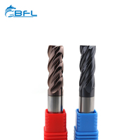 Para molinos de extremo cuadrado de 4 flautas BFL para molinos de extremo plano de paso desigual de hélice variable de acero inoxidable Fresado personalizable OEM de Altin