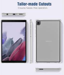 <span class=keywords><strong>Housse</strong></span> de <span class=keywords><strong>tablette</strong></span> en TPU souple transparente pour <span class=keywords><strong>Samsung</strong></span> Galaxy Tab <span class=keywords><strong>A7</strong></span> Lite 8.7 ''T220 T225 étui antichoc <span class=keywords><strong>Protection</strong></span> d'angle étui mince - Product Image 2